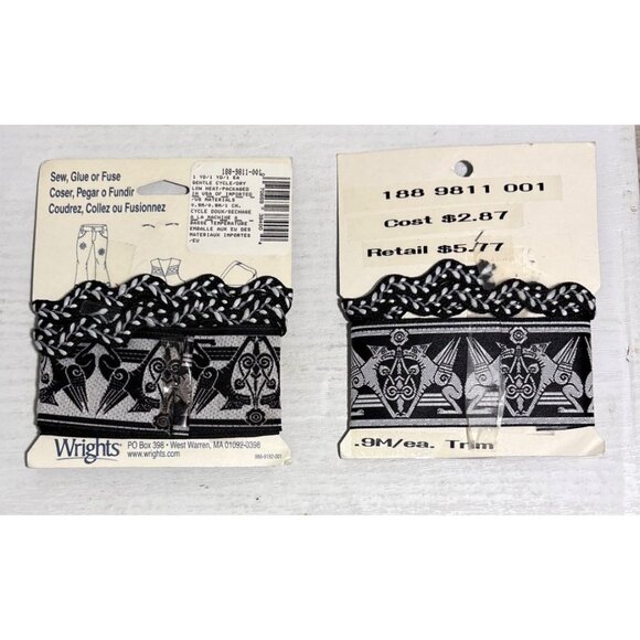 Wrights Jeanius Dragonfly Trim Set of 2 - Picture 5 of 8